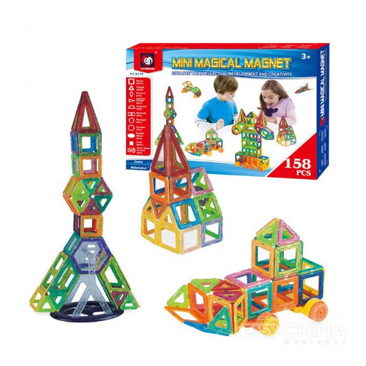 Детский конструктор Mini Magical Magnet 158 Деталей