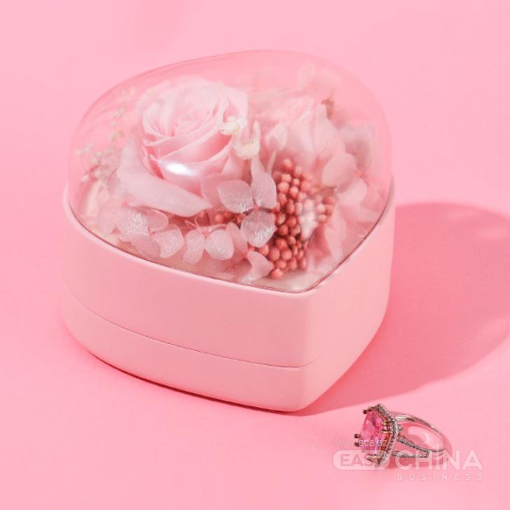 Подарочная коробка с розой Flover Ring Box