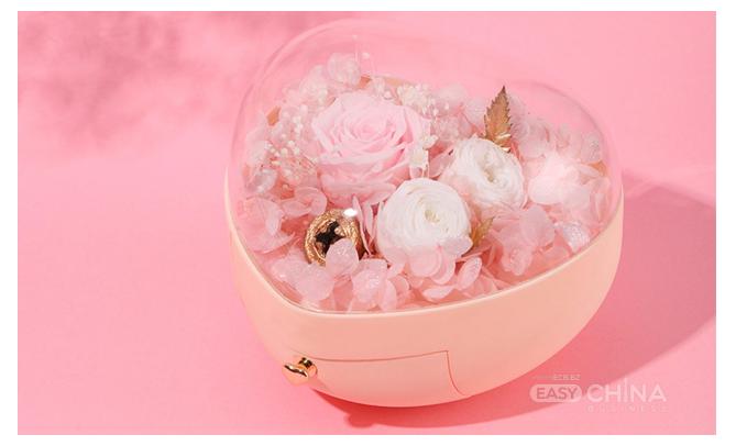 Фото товара Подарочная коробка сердце для бижутерии